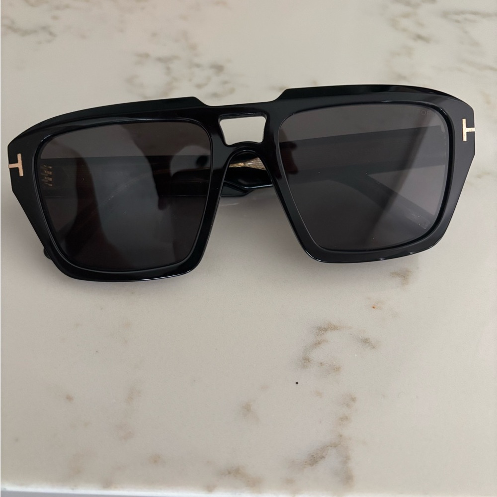 Tom Ford Black and Gold Sunglasses
